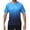 Lightblue Gradient Navy, variant on Swim Shirts Short Sleeve for Men Quick Dry Running UPF50+ Sun Protection Rash Guard Top Moon Blue Gradual Grey Blue 2XL
