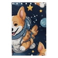 thumbnail image 5 of Dogs Astronauts Space Black Out Curtains 84 Inch Length Curtains for Sliding Glass Doors Bedroom Living Room 2 Pack, 5 of 6