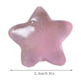 thumbnail image 3 of Glowing Decorative Stones, Star-shaped Luminous Pebbles, Resin Material, Reusable Solar-powered, for Pathways Gardens Flower Beds Pots Outdoor Decoration, 50 Pieces Set, 3 of 5