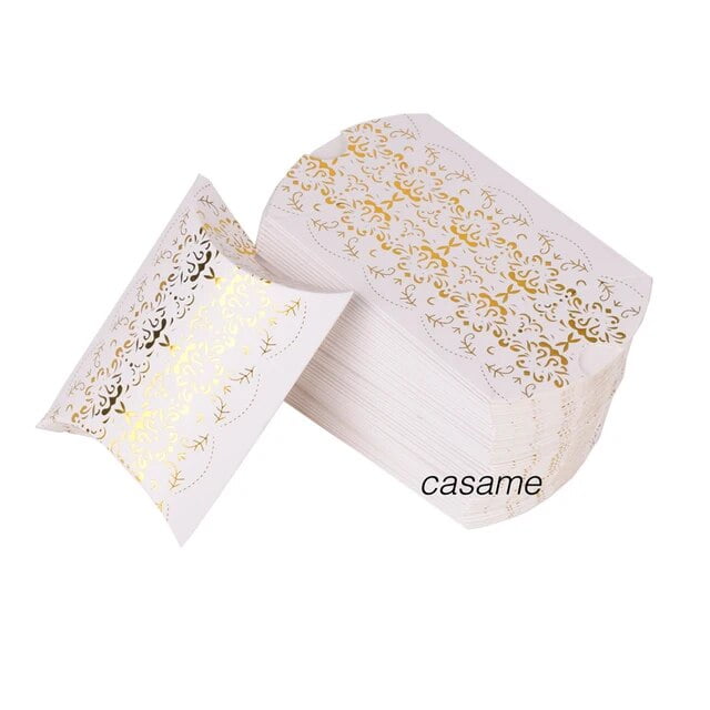 10/20/30Pcs Colorful Pillow Candy Box Kraft Paper Christmas Gift Packaging Boxes Bags Wedding Favors Birthday Party Decorations