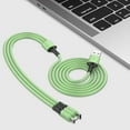 thumbnail image 3 of CNKOO Data Cable  Fast Charging 3 in 1 Liquid Silicone 8-pin Micro USB Type-C Charging Cable for Office, 3 of 10