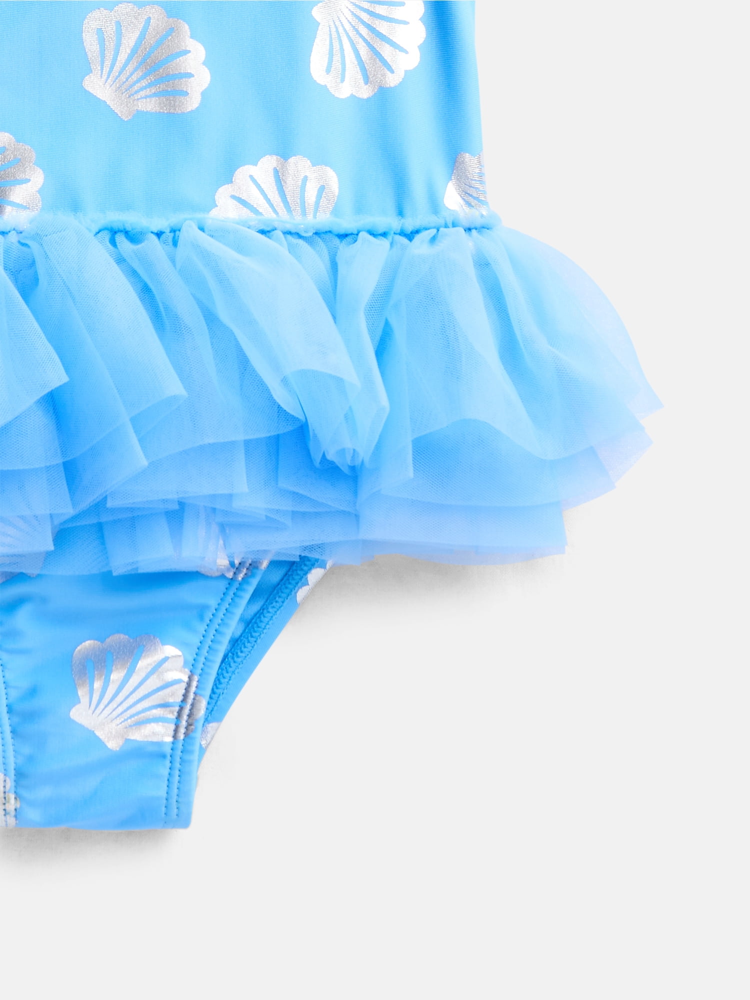 Wonder Nation Baby and Toddler Girls One Piece Tutu Swimsuit, Sizes 12M-5T