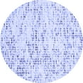 thumbnail image 1 of Ahgly Company Indoor Round Solid Blue Modern Area Rugs, 8' Round, 1 of 4