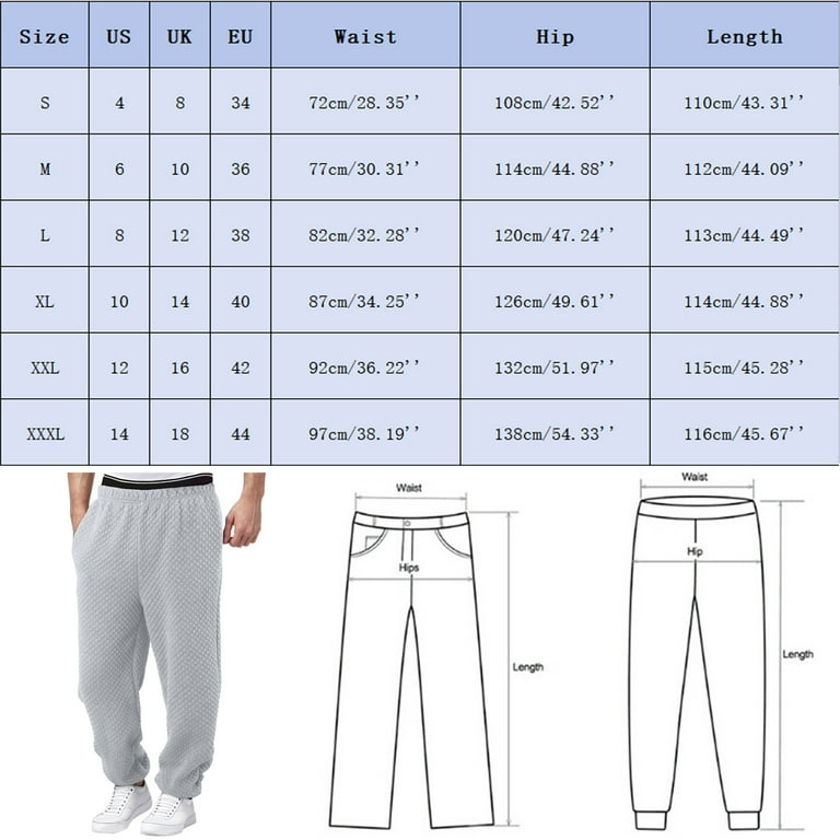 ILJNDTGBE Mens Jogger Sweatpants Breathable Running Pants Men s