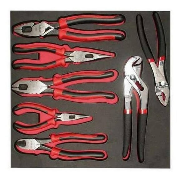 Juego De 7 Pinzas Bimaterial Urrea CH212