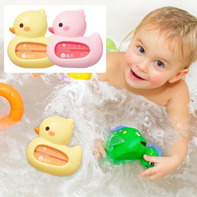 XWSHYW Termómetros Termógrafo Flotante para Baño, Patos, Termógrafo de Baño Seguro para Bebé, Termógrafo de Baño para Medir El Agua, Baño Seguro