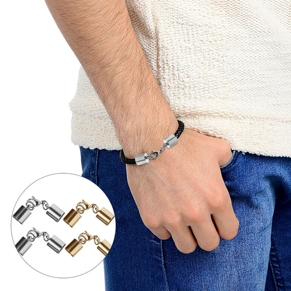 BESTOYARD 4Pcs Durable Metal Lobster Clasps for DIY Jewelry Accessories Bracelets Necklaces