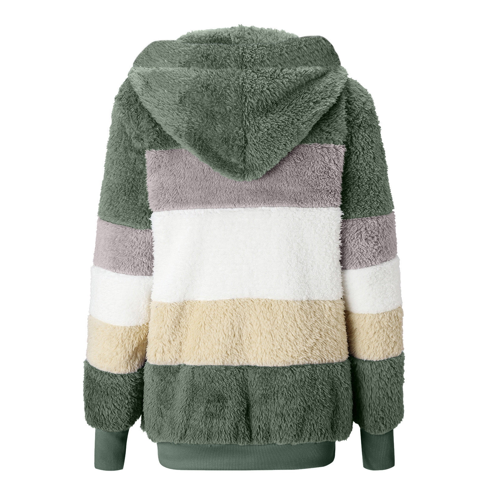 Fluffy fleece hoodie women's sale