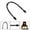 Black, variant on PureCasa Creative Bendable USB Rechargeable Neck Light, Portable LED Book Light for Reading, Camping, Knitting, Repairing, Night Running, Perfect for Book Lovers, 1PC, Pink