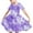 Purple, variant on Odeerbi Toddler Girls Gradient Tie-Dye Skater Dress Summer Cute Flared Swing Dress Kids Short Sleeve Stretchy A Line Dress Toddler Girls Clothes