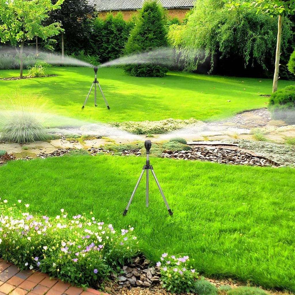 Leakproof Stainless Tripod Sprinkler Multiple Connection Option For Outdoor Use