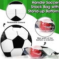 thumbnail image 4 of Hfppkn 12 Pcs Football Plastic Gift Bags with Handles, Reusable Sport Goodie Bags for Treats Candy Party Favors, 4 of 7
