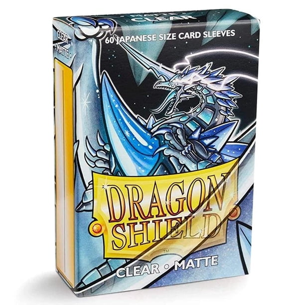Dragon Shield Matte Mini - Fundas para tarjetas japonesas transparentes de 60 unidades, paquete individual