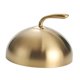 thumbnail image 1 of Tapa protectora de acero inoxidable para alimentos, reutilizable, para cocina y restaurante. Versátil. Oro 20 cm, 1 of 9