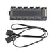 thumbnail image 2 of Divisor RGB, Plug And Play ARGB Hub PCB 5V 3pin Fuente De Alimentación De 10 Con Cable De Placa Base Para Placa Principal, 2 of 7