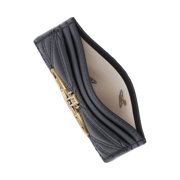 Vivienne Westwood Womens Quilted Orb Card Holder – Black Black