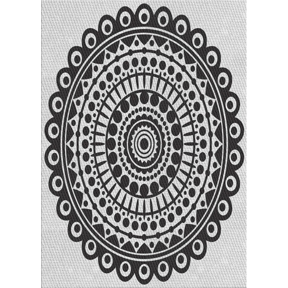 Ahgly Company Machine Washable Indoor Rectangle Transitional Platinum Gray Area Rugs, 3' x 5'