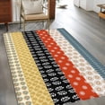 thumbnail image 2 of Modern Bohemian Area Rugs 4'x6', Washable Small Throw Rugs for Office Bathroom, Colorful Minimalist Abstract Paisley Boho Indoor Outdoor Rug Non-Slip Low Pile Carpet Runner Reversible Floor Mats, 2 of 8