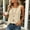 Khaki, variant on FDGIU Women's Round Neck Sleeveless Tank Top, Solid Cotton Linen Woven Loose Curved Hem Casual Camisole Blouse