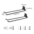 thumbnail image 2 of 2pcs Garage Storage Hooks, EEEkit Heavy Duty Wall Mount Hooks Storage Hanger for Garden Tools, Holds 33lbs, 2 of 7