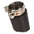 thumbnail image 4 of Car Carbon Fiber Car Exhaust End Pipe Tip 70mm IN-89MM OUT Universal Muffler Tip A0248A0015, 4 of 7