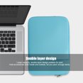 thumbnail image 4 of Computer Bag, Envelope Bag Style Portable  Zipper Laptop Sleeve Case, For Laptop Notebook Light Blue, 4 of 8