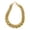 A, variant on Gold Cuban Link Dog Collar Leash Metal Pet Hop Chain, Lightweight Comfortable, Polished No Burr, PVD Gold Plate, Multiple Sizes for Small Large Dogs