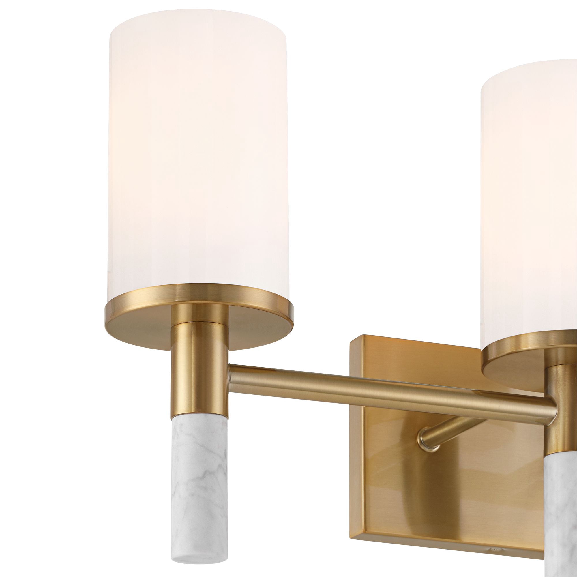 Possini Euro Design Lucius 21 3/4" High Modern 3 Light Bathroom Vanity Wall Lamp Light Fixture Mount Hardwired Soft Gold