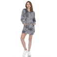 thumbnail image 1 of White Mark Women's Hoodie Sweatshirt Dress, 1 of 6