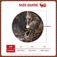 thumbnail image 2 of Rateoe Leopard On Tree Branch Pattern Christmas Tree Skirt with Ties, Christmas Tree Decorations, Farmhouse Christmas Decor Xmas Holiday Decorations-30", 2 of 6