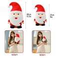 thumbnail image 2 of Peluche De Papá Noel De Navidad, Muñeco De Peluche Suave, Regalo De Decoración De Navidad, Regalo De Cumpleaños Eigraketly HA046595-01, 2 of 6