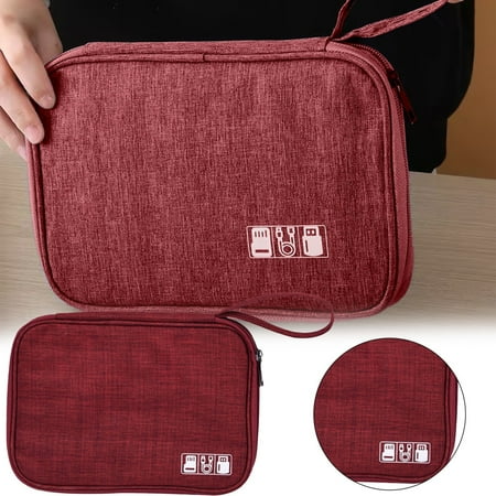 Home Textile Storage Data Cable Organizer Digital Bag Charger Headphone Organizer U Disk Multifunctional Organizer Multifunctional Storage Bag Accessory Carrying Bag For Usb Data Cable