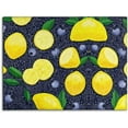 thumbnail image 5 of YEASHEER Non Slip Kitchen Floor Mat Lemon and Blueberry Set 2 Piece Kitchen Rug One Size, 5 of 5