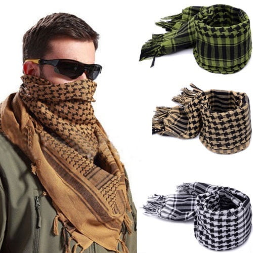 Hot New Winter Women Men Windproof Warmer Military Scarf muslim hijab shemagh Scarves Tactical Desert Arab KeffIyeh Shawl
