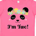thumbnail image 4 of Inktastic 2nd Birthday Panda Face 2 Year Old Girl Girls Toddler T-Shirt, 4 of 5