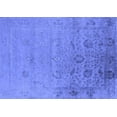 thumbnail image 1 of Ahgly Company Machine Washable Indoor Rectangle Oriental Blue Industrial Area Rugs, 6' x 9', 1 of 4