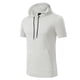 thumbnail image 1 of Camiseta ligera con capucha para running y fitness para hombre - Manga corta, secado rápido, deportiva/ocio, tallas S-XXXL, 1 of 8