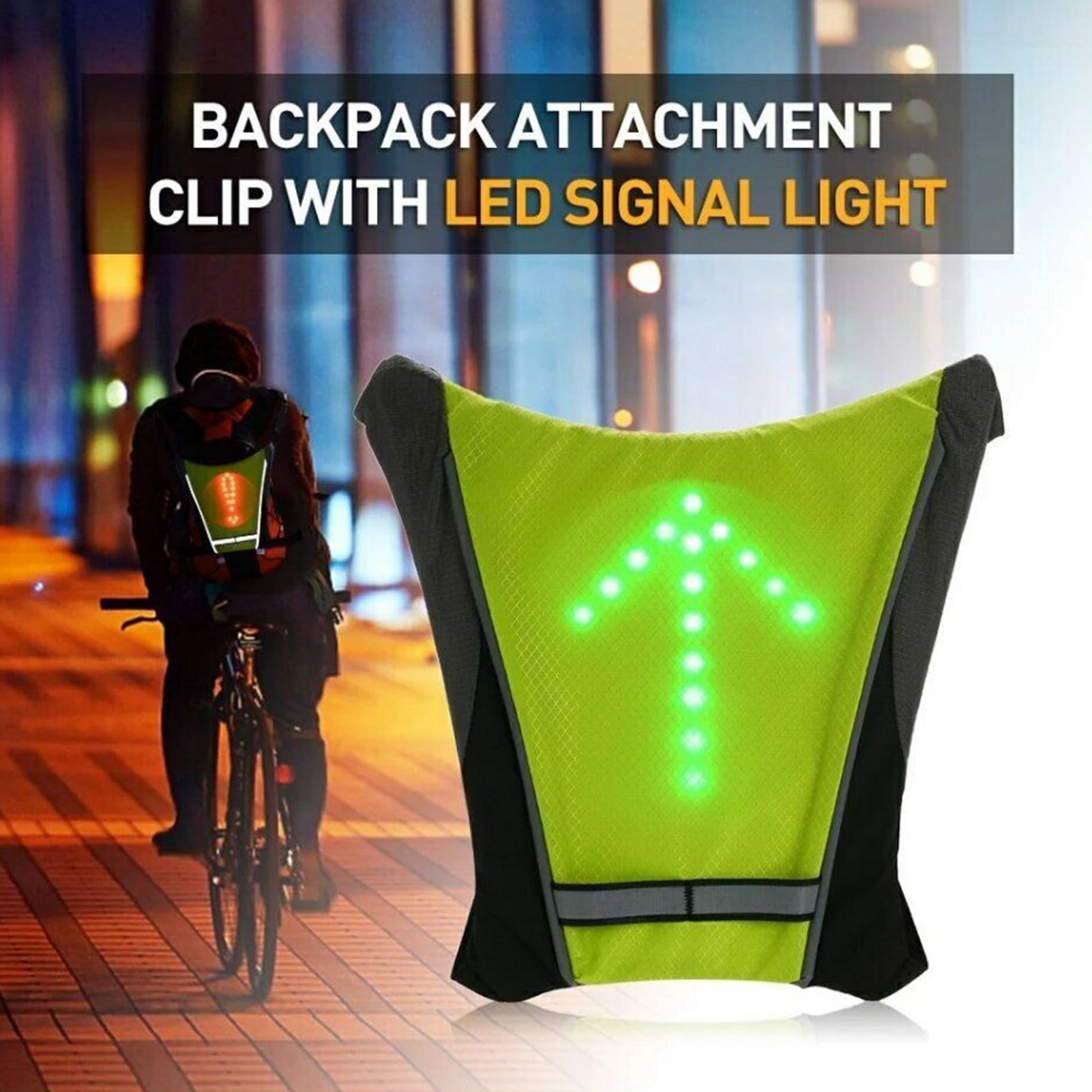 bicycle safety vest with lights