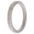 thumbnail image 1 of Anillo único de silicona con líneas apilables para bodas - Plata de ROQ para mujer - Anillo de 4 mm, 1 of 1