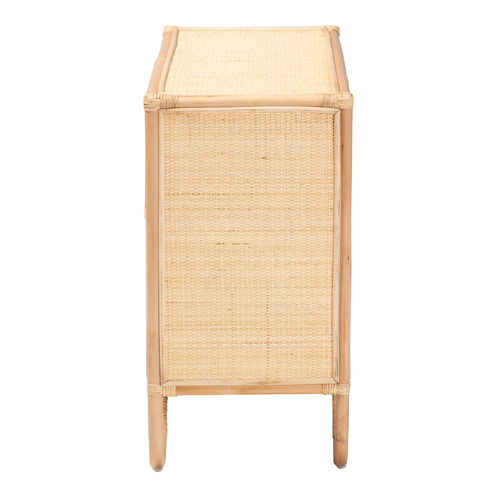 bali & pari Acelin Boho Storage Cabinet, Natural