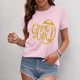 thumbnail image 4 of Karight Football Shirts for Women Game Day T Shirts Football Outfits Funny Graphic Tee Casual Short Sleeve Tee Shirts, 4 of 4