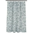 thumbnail image 6 of Serafina Home Blue Green White Fabric Shower Curtain for Bathroom: Floral Design,  70" x 72", 6 of 6