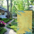 thumbnail image 4 of Qinduosi Garden Flag, Double Sided Outdoor Decorative Flags, Durability Flags for Yard and Garden - Floral Plant Texture Yellow Background Simple Seasonal Outside House Decoration White, 4 of 6