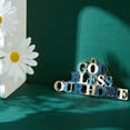 thumbnail image 4 of Matashi  God Bless Our Home Welcome Wall Art Sign for Home, Hanging Wall Ornament w/ Crystals (Pewter) House Blessing Wall Decor, 4 of 5