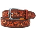 thumbnail image 3 of 37-38  Western 1-1/2" Wide Rodeo Fashion Antique Tooled Leather Belt 2669RS, 3 of 3