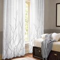 thumbnail image 1 of Bouclair Rideau Voile Penny Blanc 52x108 Po (132x274 cm), 1 of 4