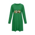 thumbnail image 5 of Xdegoge Womens Fall Nightgown Long Sleeve Sleepwear Coffee Cup Graphic Sleep Dress Autumn Thanksgiving Casual Lounge Pajamas Comfortable Nightshirts Gowns, 5 of 6
