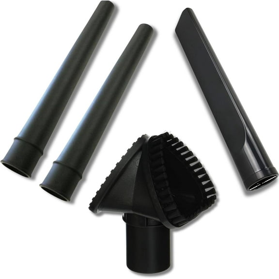 ALL PARTS ETC. Vacuum Attachments for Bissell Vacuum Cleaners – 16” Extension Wands, Dust Brush, Upholstery Tool & 12” Crevice Tool – Compatible with 1.25” Fittings – Commercial & Janitorial Use