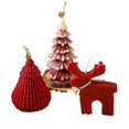 thumbnail image 5 of Christmas decoration Christmas candle ins style desktop mini ornaments high-end atmosphere dress up arrangement gift Christmas tree green -, 5 of 5