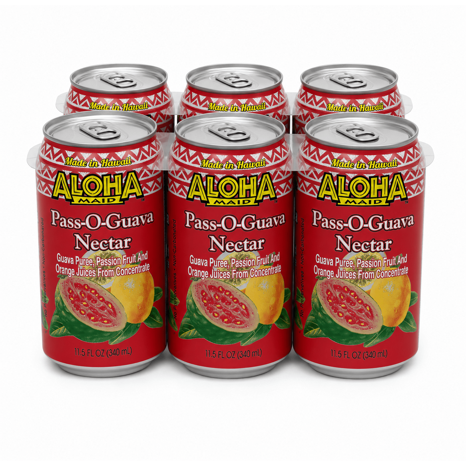 Aloha Maid Passion Orange 6 Pack / 11.5 fl oz - Walmart.com